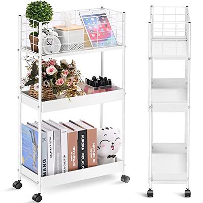  The Container Store Elfa Gift Wrap Cart (White