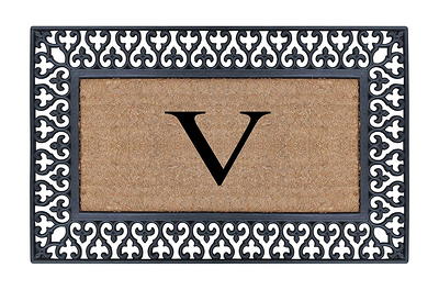 A1HC Rubber and Coir Heavy Duty, Doormat, 30 X 60 Black/Beige