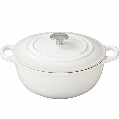  magicplux Dutch Oven Pot with Lid, Enameled Cast Iron Dutch Oven  2 Quart, Cast Iron Pot for Cooking, Red: Home & Kitchen