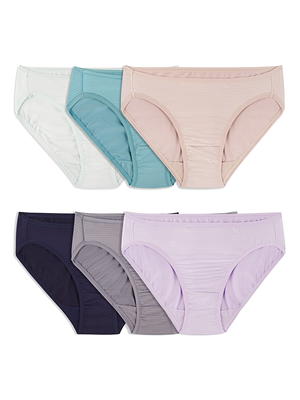 Fruit Of The Loom Women's 6-Pack Cotton Bikini Panties, Assorted 2