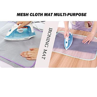  Pressing Cloth for Ironing Scorch Mesh, Heat Resistant Ironing  Cloth Protective Insulation Pad, Saving Ironing Protector Mesh Cloth (White  - 2 Pack) : Home & Kitchen
