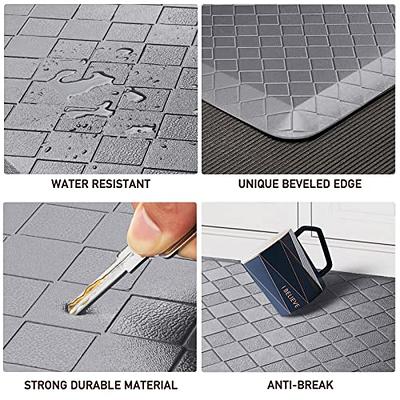 KitchenClouds Kitchen Mat Cushioned Anti Fatigue Kitchen Rug 0.75inch  Waterproof Non Slip Kitchen Rugs and Mats Standing Desk Mat Comfort Floor  Mats