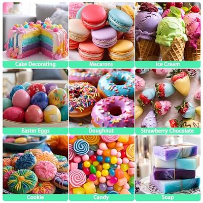 Oil Based Food Coloring Set for Chocolate, 24 Colors Vibrant Edible Candy  Melt Coloring Food Dye Tasteless for Cake Decorating, Baking, Fondant