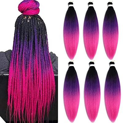 Pre stretched Braiding Hair 30 Inch 6 Packs Professional Braids