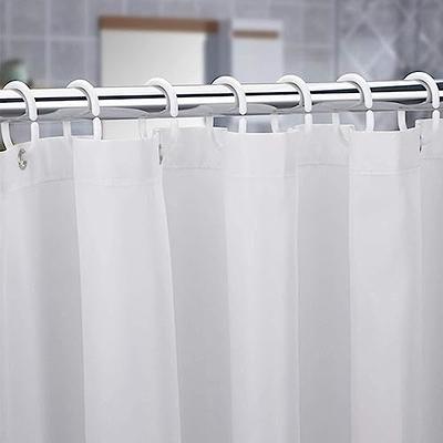 12PCS Plastic Curtain Hook,Shower Curtain Rings Bendable Hooks