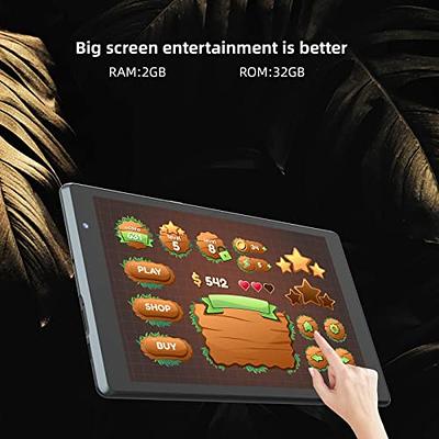 Tablet Android, Tablets 10 inch 4GB RAM+ 64GB ROM+ 512GB Expandable Tablet  PC, 1280*800 IPS Screen, Dual Camera, Powerful Processor, 6000mAh Battery