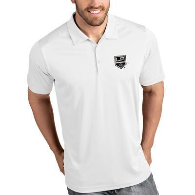 Men's Antigua White Los Angeles Rams Par Polo