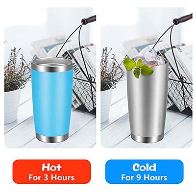 VEGOND 12oz Tumbler Stainless Steel Tumbler bulk Vacuum Insulated Double  Wall Travel Tumbler with Lid and Straw Reusable Tumbler,Stainless 6 Pack