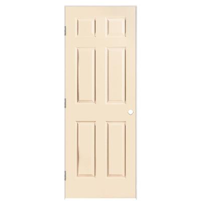 Masonite Traditional 30-in x 80-in 6-panel Solid Core Molded Composite Slab  Door in the Slab Doors department at