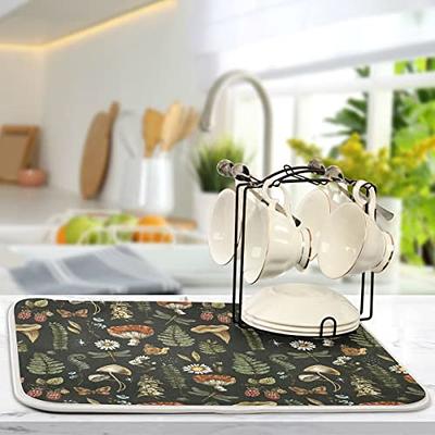 Microfiber Dish Drying Mats Countertop Mat For Dishes Kitchen Super  Absorbent - Buy Microfiber Dish Drying Mats Countertop Mat For Dishes  Kitchen Super Absorbent Product on