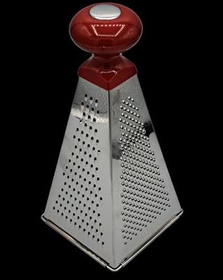 KitchenAid Gourmet Stainless Steel Box Grater, Red