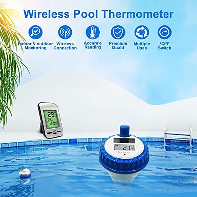 Professional Swimming Pool Thermometer Wireless Digital Floating Thermometer  Pool Water Thermometer (without Battery) 