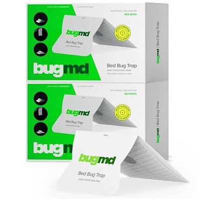 BUGMD Bed Bug Trap (1 Pack, 12 Traps) - Bed Bug Interceptors, Bed