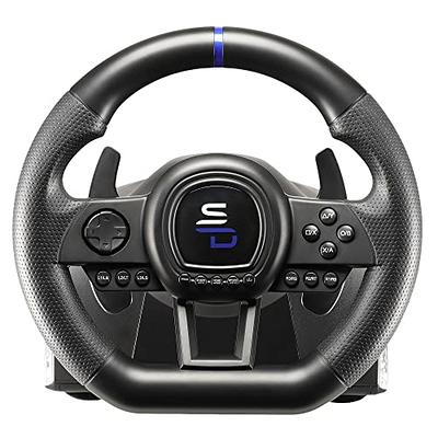 Superdrive - SV650 Racing steering wheel with pedal and paddle shifters for  Xbox Serie X/S, Switch, PS4, Xbox One, PC, PS3 (programmable for all games)  - Yahoo Shopping