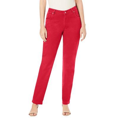 Plus Size Women's Corduroy Straight Leg Stretch Pant by Woman