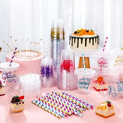 60 Pcs Birthday Squad Plastic Cups 14oz Happy Birthday Party Cups with Lids  and Colorful Straws PET Birthday Squad Party Cups Set for Birthday Party  Decorations Birthday Gift - Yahoo Shopping
