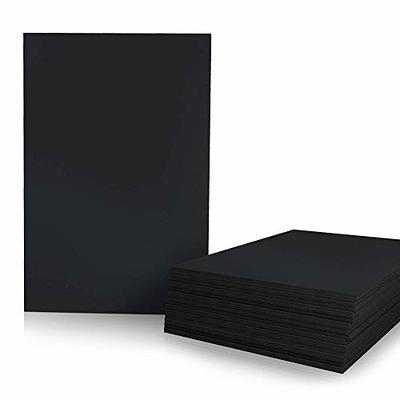 Excelsis Design 15 Pack Foam Board 20x24 Inches, Black Foam Board 3/16  Inch Thick Black Core Mat