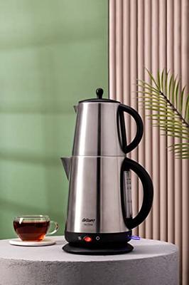 Farberware 2-4-Cup Electric Percolator coffee maker, Stainless Steel,  Automatic Warm Function, FCP240