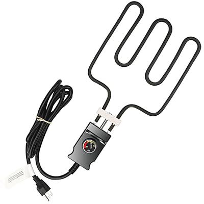 Electric Smoker BBQ Grill Heating Element Adjustable Thermostat Cord  Controller