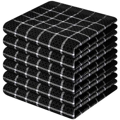 Kitchen Dish Towels, 16 Inch x 25 Inch Bulk Cotton Kitchen Towels and  Dishcloths Set, 12 Pack Dish Cloths for Washing Dishes Dish Rags for Drying  Dishes Kitchen Wash Clothes and Dish