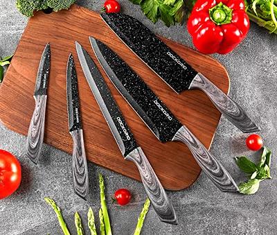 BEWOS 8.3-Inch Chef Knife, Professional Chefs Knife with Knife Sharpener,  Superior Stainless Steel Chef's Knives for Kitchen, Ultra Sharp Kitchen