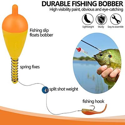 10Pcs Fishing Floats Bobbers Spring Slip Bobbers Crappie Fishing