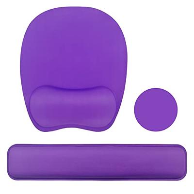 Myofficeinnovations Gel Mouse Pad/Wrist Rest Combo Purple (18265) 811731