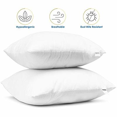 Hypoallergenic Down-Alternative Square Modern Throw Pillow Inserts