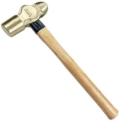 2lb Forged Steel Solid Brass Sledge Hammer Non Sparking Fiberglass