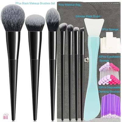 6Pcs Mini Travel Women Makeup Brushes Set Portable Soft Concealer