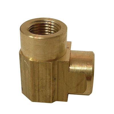 Anderson Metals-54055-04 Brass Tube Fitting, 90 Degree Elbow, 1/4 x 1/4  Flare