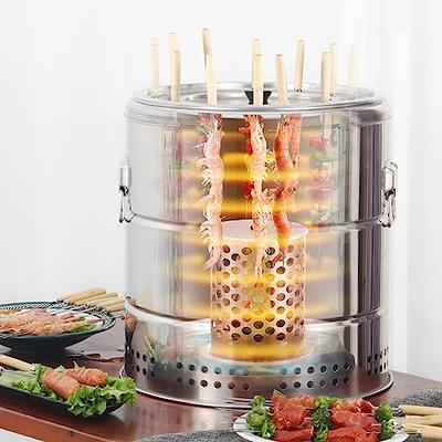 Electric Barbecue Grill Household Smoke-Free Skewers Machine