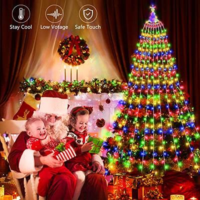 QZYL 410 ft Christmas Lights Outdoor, 1000 LED Long Christmas String Lights, Warm White Fairy Lights for Christmas Decor, Waterproof Christmas Tree Li