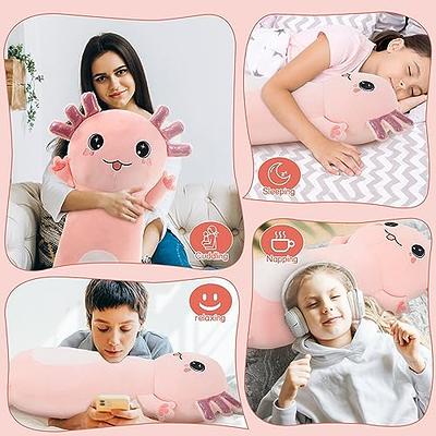 Karister Body Pillow Cute Axolotl Plush, Axolotl Gifts for Girls - Long  Stuffed Animal Pillow, Body Pillow for Adults Gift for Girlfriend, Pink