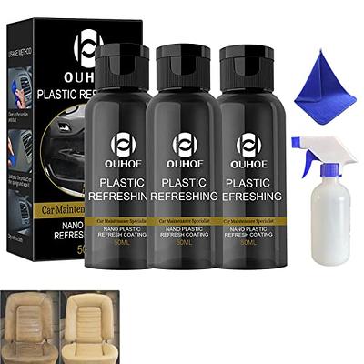 DENGWANG Ultishine Plastic Revitalizing Coating Agent Set, Plastic Parts  Refurbish Agent for Car, Ultishine Car Coating Spray, Nano Plastic  Refreshing Coating (50 ML,3 PCS) - Yahoo Shopping