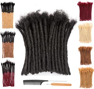 Handmade Dreadlocks Extension Full Head Crochet Dreads Soft As Real Hair  For Men