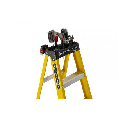 Louisville Ladder FS1404HD 4' 375-Pound Fiberglass Step Ladder