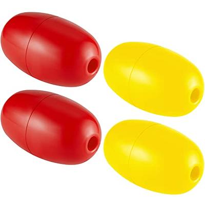 Lewtemi Buoys Floats Rope Floats Marine, 4.72'' x 2.75'', 3/5'' Hole Deep Water  Fishing Marker Buoys Bulk for Boats Swimming Kayak Crabbing Trail Dock  Pool(Red, Yellow, 4 Pcs) - Yahoo Shopping