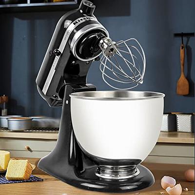 Stainless steel Wire Whip Attachment for KitchenAid Tilt-Head Stand Mixer  Accessory K45WW Replacement, Egg Cream Stirrer, Cakes Mayonnaise Whisk