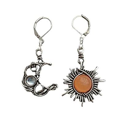 Sacina Gothic Sun and Moon Earrings, Moon and Star Earrings, Star Earrings, Moon  Earrings for Women, Star Earrings Dangle, Celestial Earrings, Boho Earrings,  Copper, No Gemstone : Amazon.co.uk: Fashion