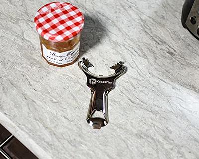 Jar Opener Easy Grip Bottle Opener Twist Off Lid Quick Opening Cooking  Everyday Use for Weak Hands and Arthritic