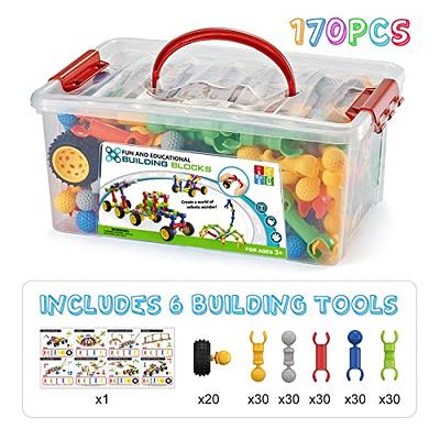 Play Build STEM Building Toys, 300 Piece Stem Learning Toy Kits for Kids  Creative & Educational Building Blocks for Boys & Girls Ages 3+ - Toys 4 U