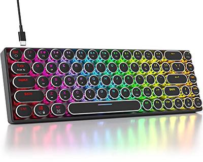  COSTOM XVX M84 75% Wireless/Wired Mechanical Keyboard, Compact  84 Keys Hot Swappable Gaming Keyboard, N-Key Rollover RGB Custom Keyboard  for Windows Mac PC Gamer (Coral Sea, Gateron Yellow Switch) : Video