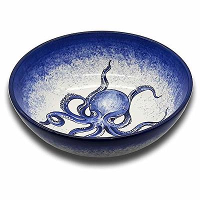 Blue Octopus Dinner & Serveware Plates Bowls Mugs Platters Serving Sea Lucy Espresso Cup & Saucer