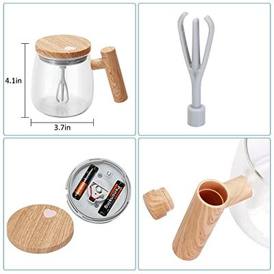 FOXNSK Automatic Magnetic Stirring Coffee Mug, Self Stirring Mug Magnetic Stirring Cup Rotating Home Office Travel Mixing Cup Suitable for Coffee