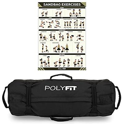 Heavy Duty Sandbag - Workout Bag with Handles for Weight Training - for  Weighted Exercise, Home Fitness and More - Gym Accessories for Men and  Women - Yahoo Shopping