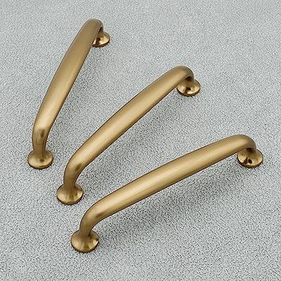 Ravinte 15 Pack 5 Inch Cabinet Pulls Brushed Brass Stainless Steel Kitchen  Drawer Pulls Cabinet Handles 5”Length, 3” Hole Center 