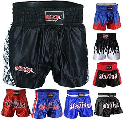MRX Boxing Shorts for Men Training Fighting Muay Thai Shorts Boxing MMA BJJ  Short Kickboxing Trunks Clothing Black XL - Yahoo Shopping