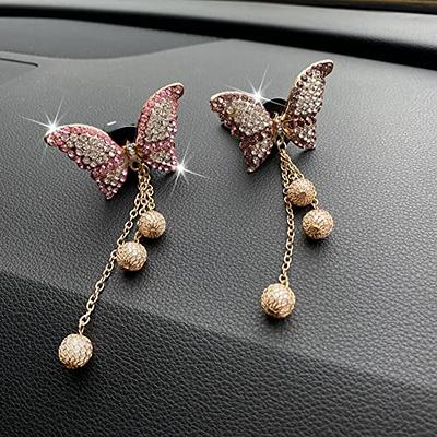 Bling Butterfly Car Air Vent Clip Charms Car Aroma Diffuser Vent