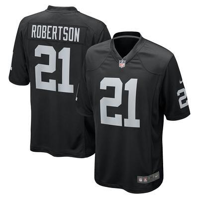 Men's Nike Amik Robertson Black Las Vegas Raiders Team Game Jersey - Yahoo  Shopping